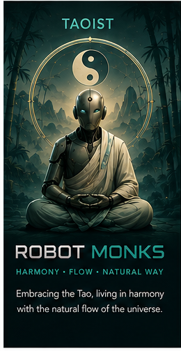 Taoist Robot Monks